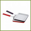 colorful mini ceramic or nonstick coating square pan