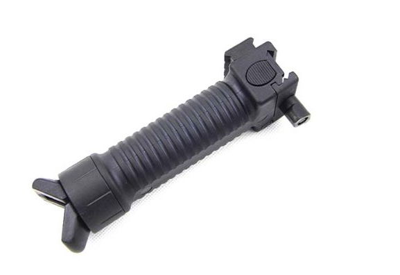 Tactical Gear Military Steel Inserted Leg Grip+Bipod+Side Rail Rifle ForeGrip  2