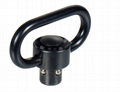 Tactical Heavy Duty Push Button QD Sling Swivel Mount 1.25 Inch Loop 