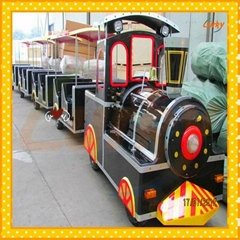 2014 Popular and cheap trackless electric train!!!Best games machine for passeng