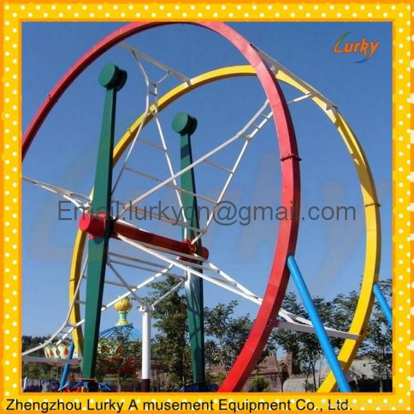 Attractive amusement ferris ring car/hot amusement park rides