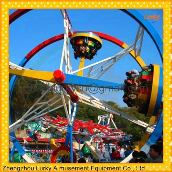 Attractive amusement ferris ring car/hot amusement park rides 2