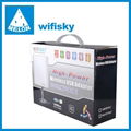 wifisky N810,usb wlan adapter,Ralink3070 chipset,802.11N,2000mW,36dBi high gain 3