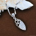 2014 Christmas gift sterling silver jewelry pendant 1