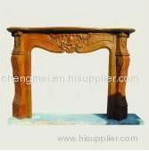 marble fireplace