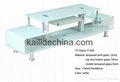 hot sale glass TV stand table furniture supplier 1