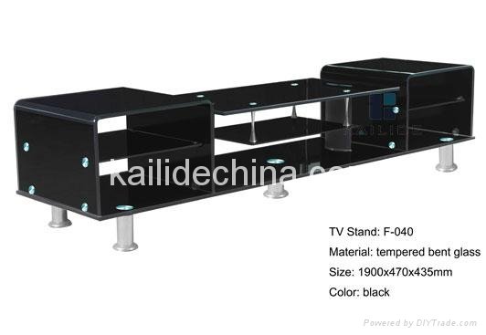 hot sale glass TV stand table furniture supplier 2