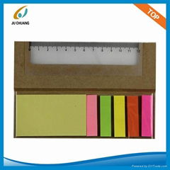 Recycle sticky notes with PP ruler