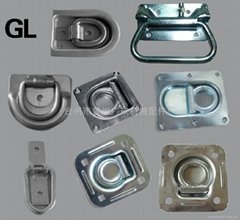 Steel Lock Ring, Lashing Ring, D Ring, Truck Parts 