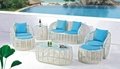 Outdoor Garden Furniture Rattan Sofa Set 1