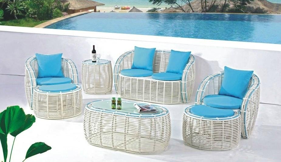 Outdoor Garden Furniture Rattan Sofa Set