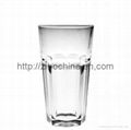 Machine press glass drinking cup