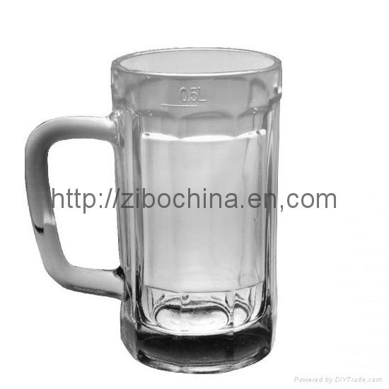 Machine press glass drinking cup 3