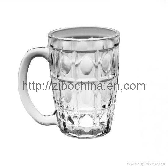 Machine press glass drinking cup 4