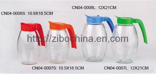 Glass water/juice bottle with stopper 5