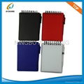 81K PLASTIC COVER MEMO PAD WITH PEN