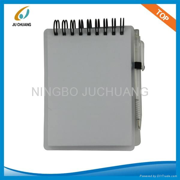 81K PLASTIC COVER MEMO PAD WITH PEN 4