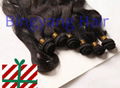 Brazilian Virgin Hair products Body wave 6 pcs 16"16"18"18"20"20" + Top clousure 1