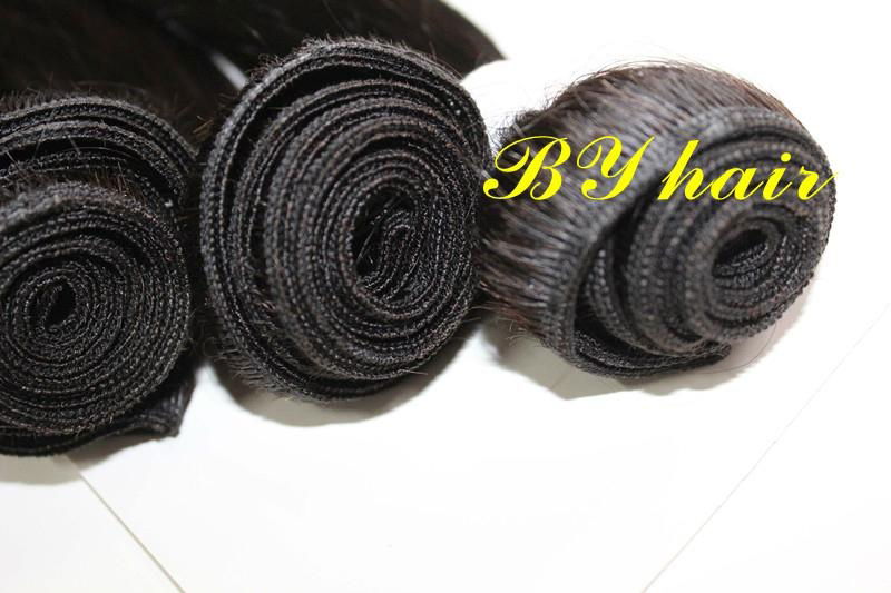 Brazilian Virgin Hair products Body wave 3 pcs 12"14"16" + Top clousure 12" 3