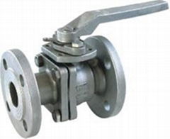 2PC Flanged Ball Valve