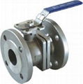 2PC Flanged Ball Valve With Direct