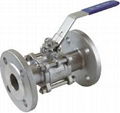 3PC Flanged Ball Valve DIN