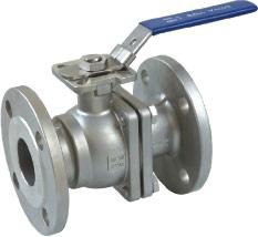 2PC Flanged Ball Valve With Direct Mounting Pad