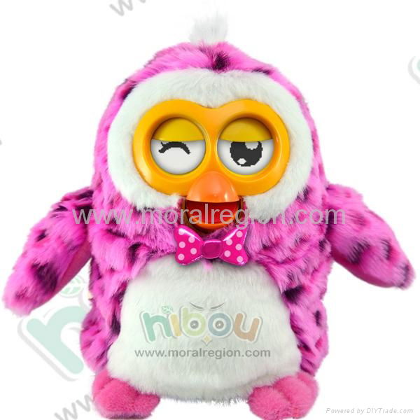 2014 new hot Hibou plush talking toy 4