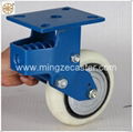 PU shock absorption caster with brake 5