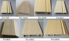 not laminated wpc skirting board(TCS-7315 7515A 7515B 8012 8015 10013 15014 )