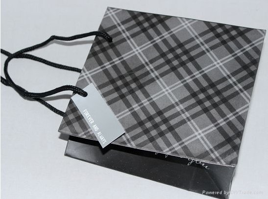 Apparel Die Cut Handle Paper Shopping Bag 3