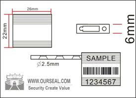 OS6002,Security seals, Cable seals 2