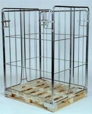 Wire Mesh Container （with wooden-pallet） 3