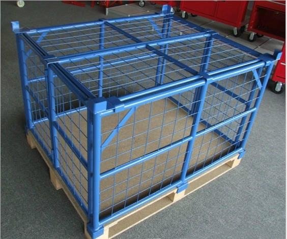 Wire Mesh Container （with wooden-pallet） 4