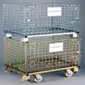 Wire Mesh Container （with castors） 2