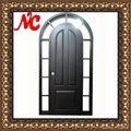 Wrought iron entry door for house 1