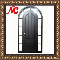 Wrought iron entry door for house