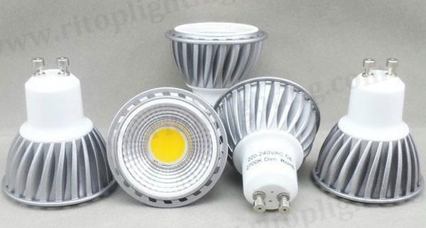 GU10 MR16 COB 5w LED spotlight 2