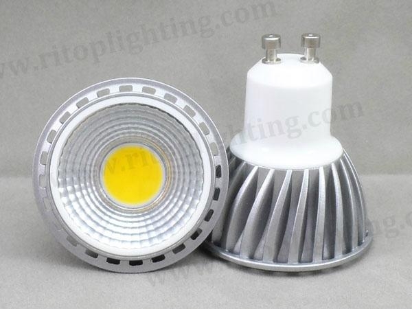 GU10 MR16 COB 5w LED spotlight 3