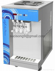 Table top soft ice cream machine