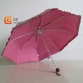 Lady umbrella supper light frame flower