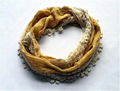 Loop lace scarf