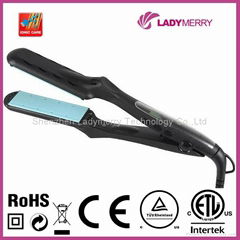 Newest 35mm Wide Negative Ion Technology Far Infrared popular ceramic flat iron