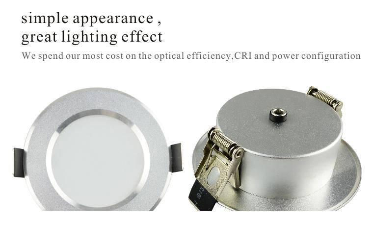 Daei brand high bright LED downlight passed CE and ROHS 2