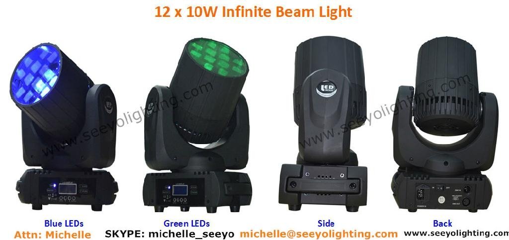 12 x 10W Infinite Beam Light 3