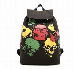 black flower backpack bag  china best supplier