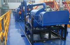 Oilfield drilling mud decanter centrifuge