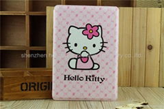 new hello kitty series leather case for ipad 2 3 4 mini