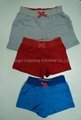 kids solid color shorts for sports and underwear