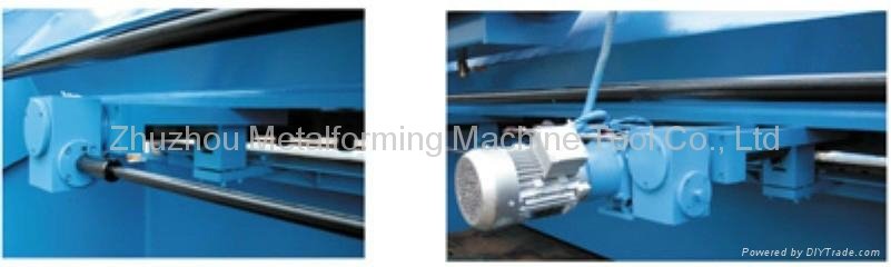 QC12K-6x2500 hydraulic swing beam shearing machine 2
